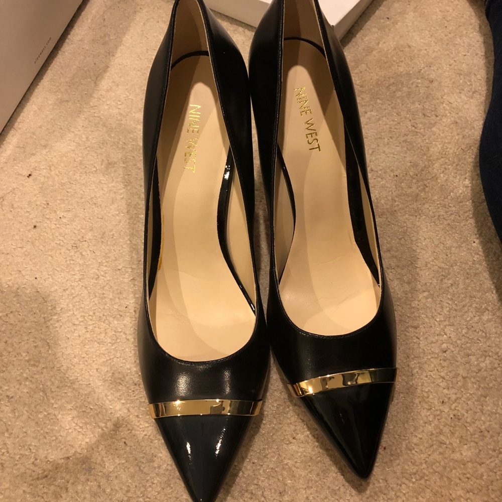 Brand New Nine West Matea Black Pumps